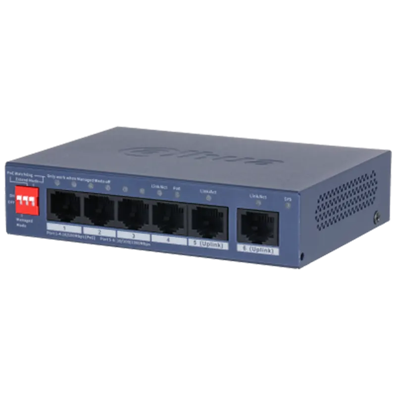 DAHUA CS4006-4ET2GT-36 6-Port Cloud Managed Desktop Switch 1 Mascom International.webp